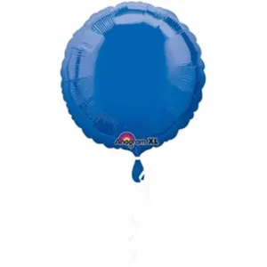 18" Blue Round Mylar Balloon #211