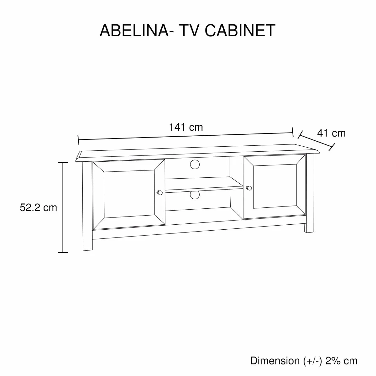 Abelina Entertainment Mellow White