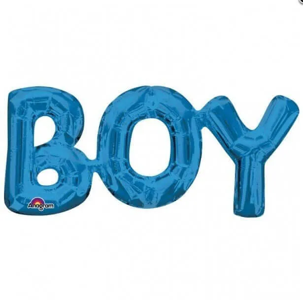 Anagram - 20" Blue Phrase Boy Mylar Balloon