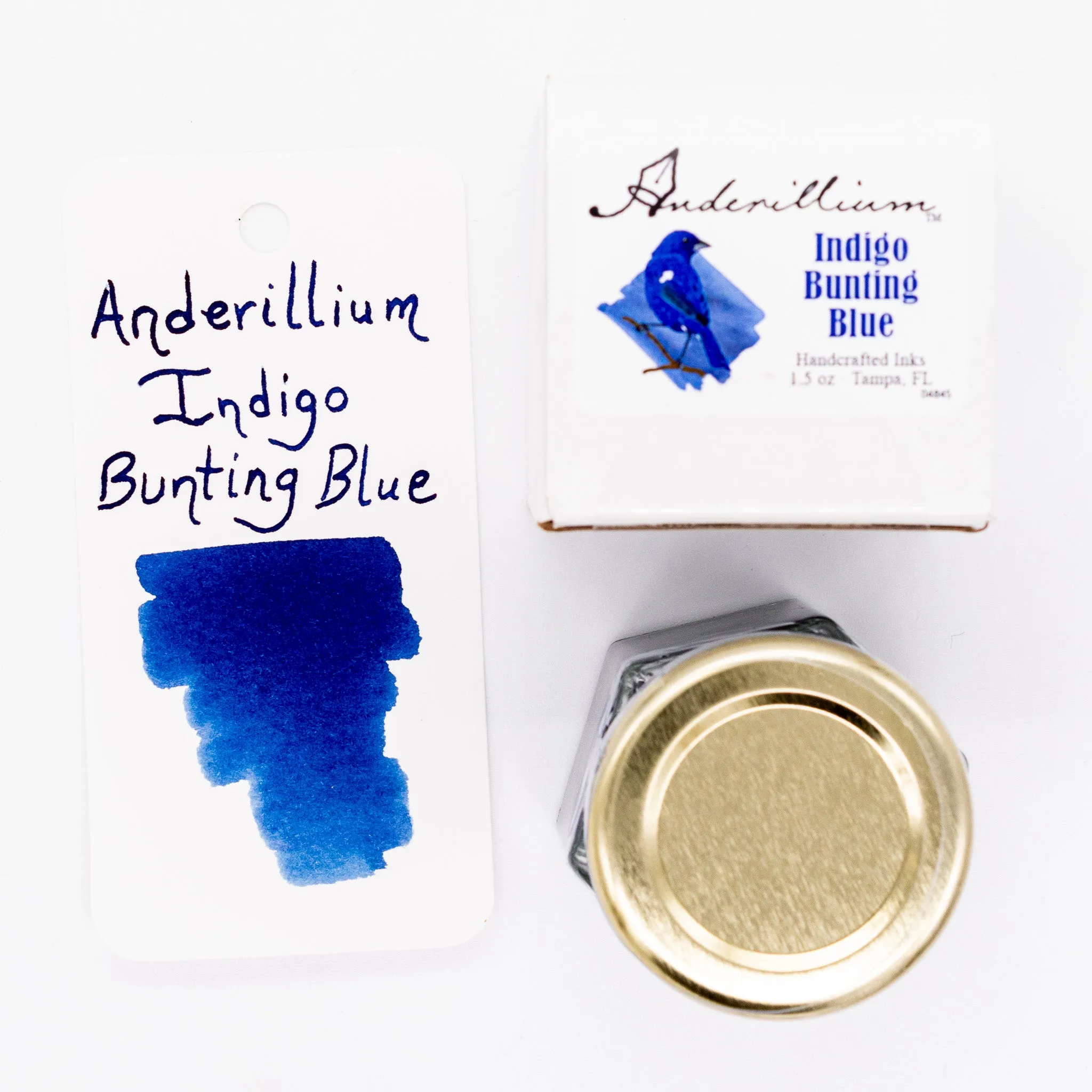 Anderillium Indigo Bunting Blue Ink Bottle