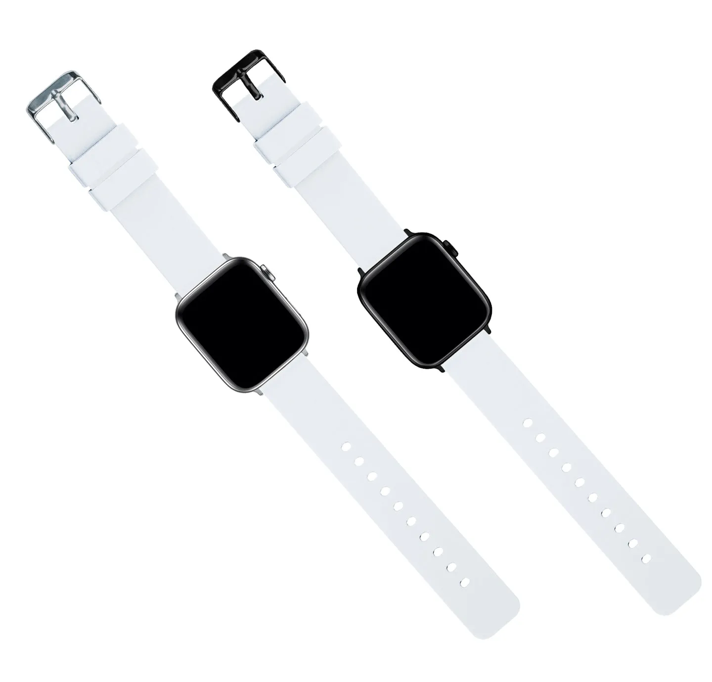 Apple Silicone White Watch Band