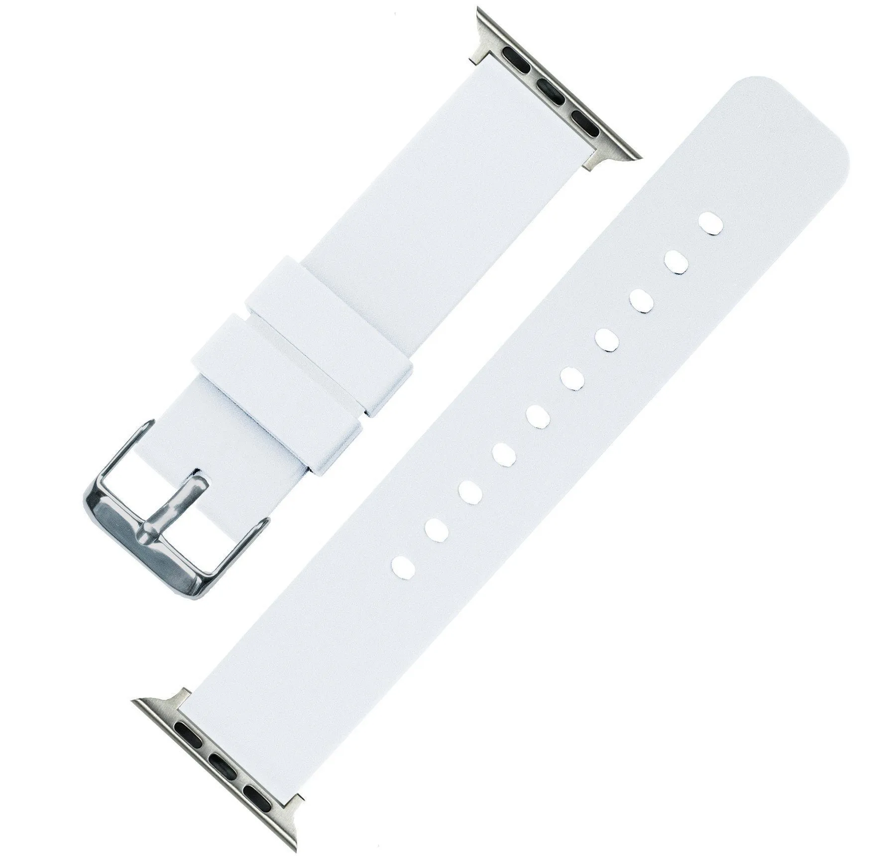 Apple Silicone White Watch Band