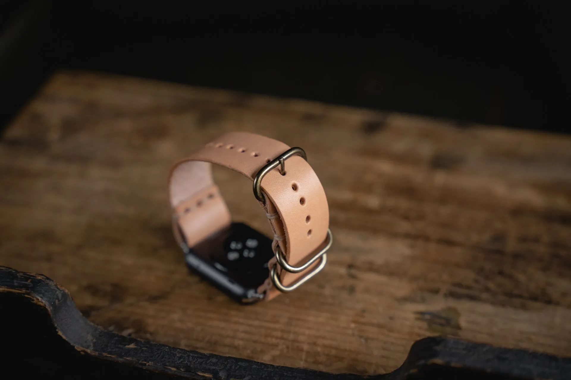 Apple Watch Leather Strap Natural