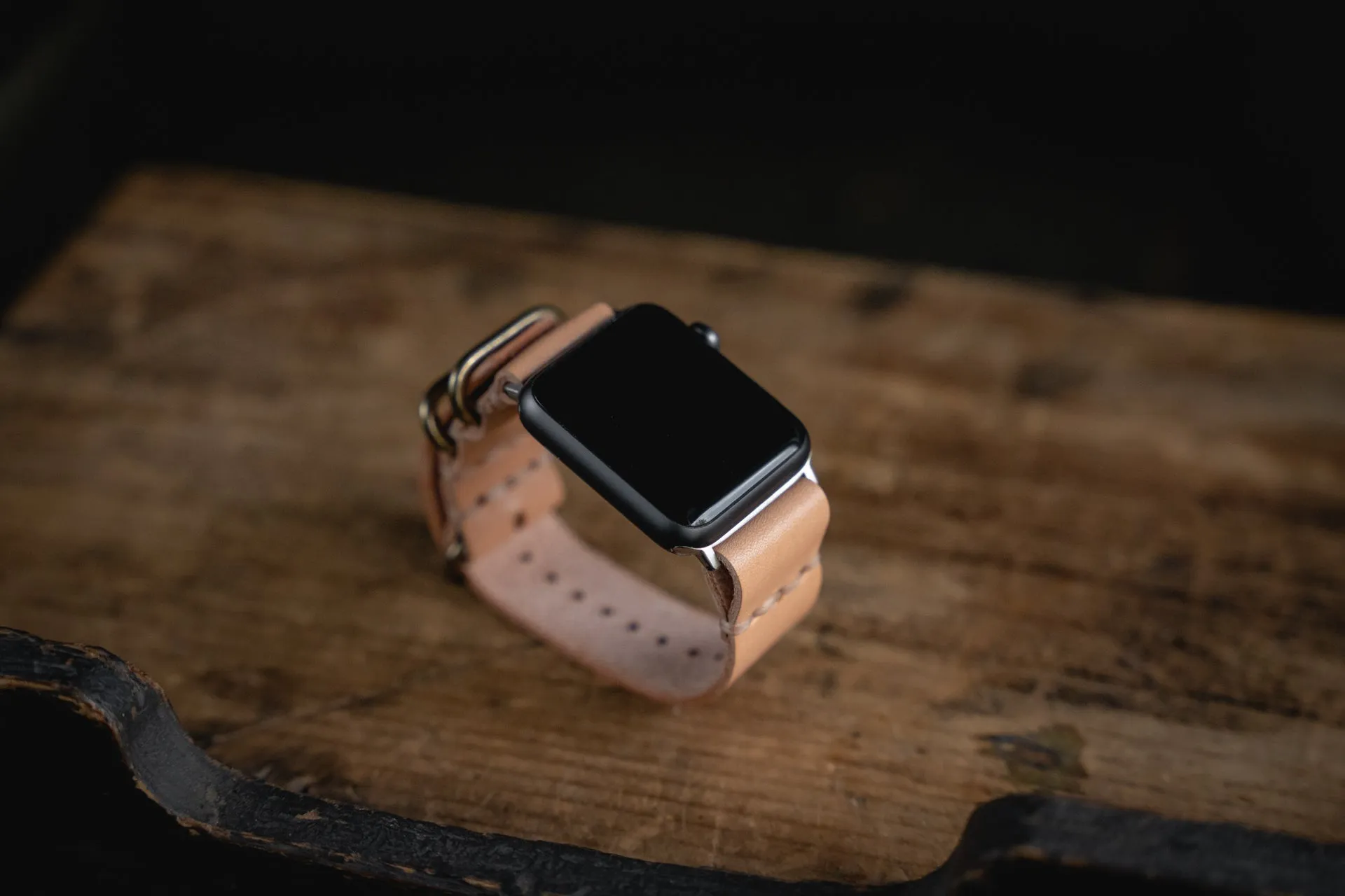 Apple Watch Leather Strap Natural