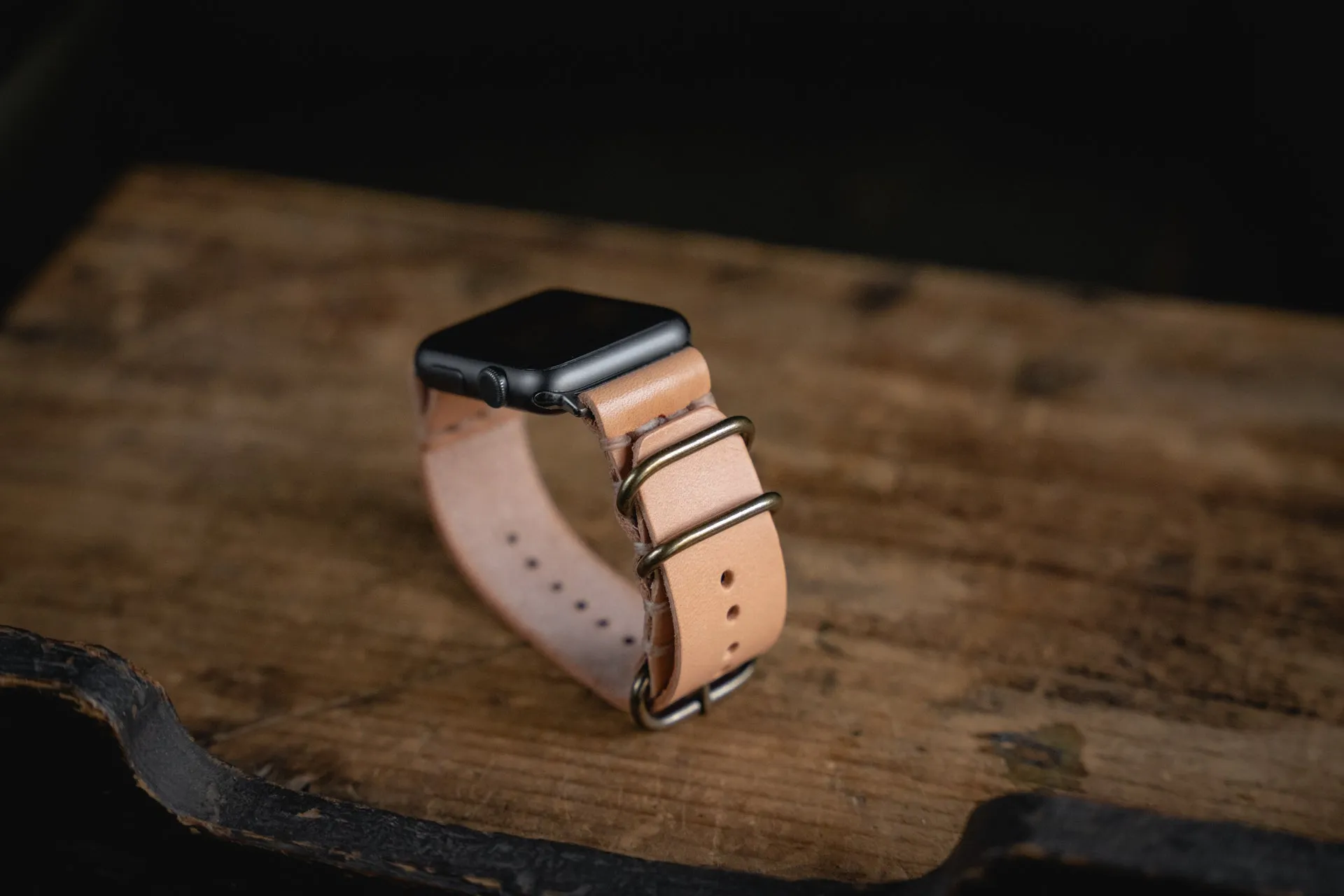 Apple Watch Leather Strap Natural