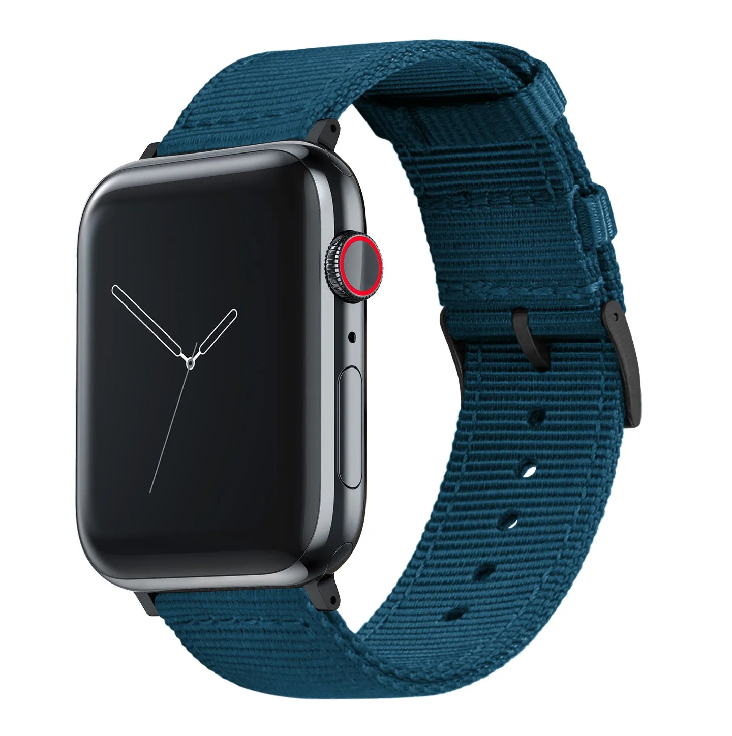 Apple Watch Two Piece NATO® Style Steel Blue Watch Band (SALE)