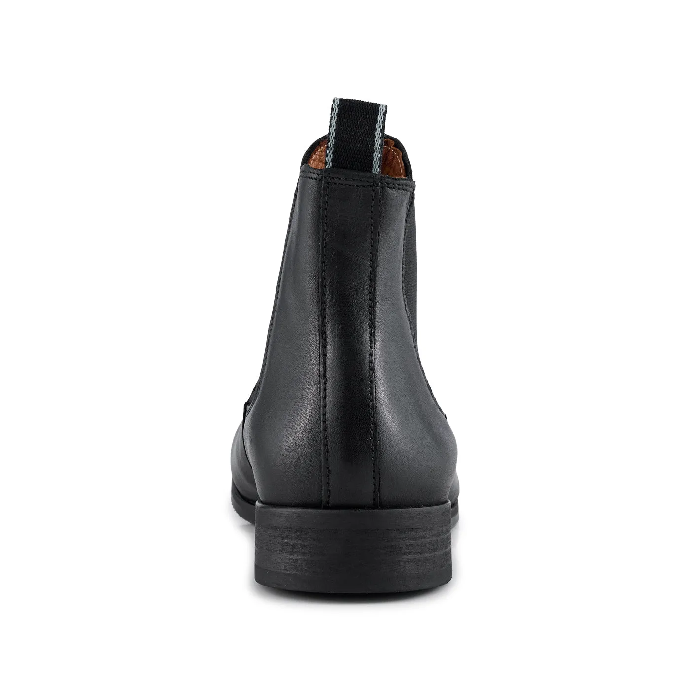 Arnie chelsea boot leather - BLACK