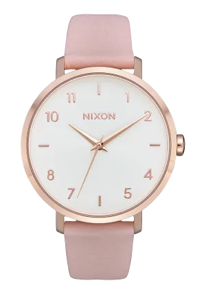 Arrow Leather - Rose Gold / Light Pink