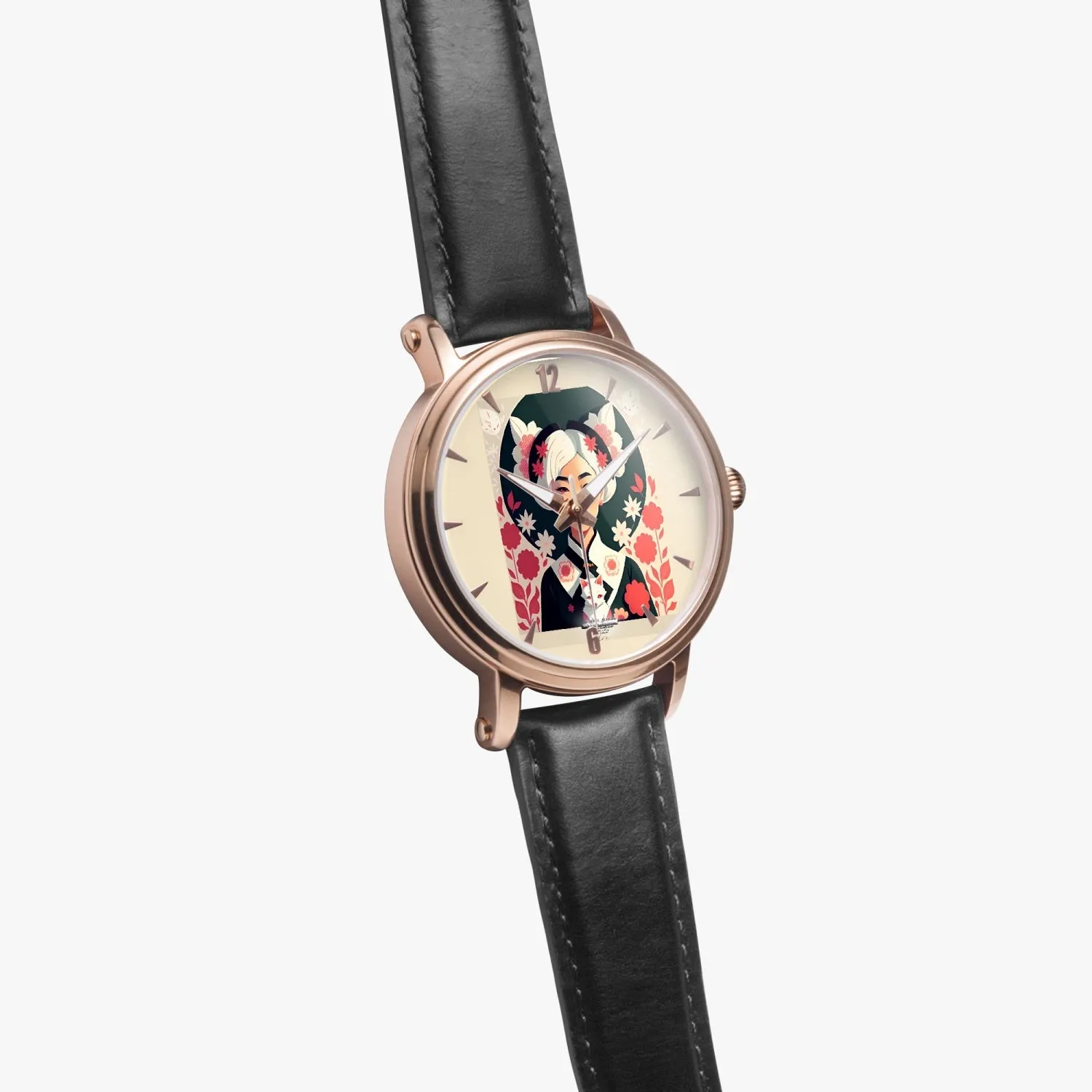 Asian Silverfox 46mm Unisex Automatic Watch (Rose Gold)