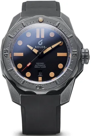 BDR Watch Odyssey Lumicast Aged Steel Black Abyss Limited Edition