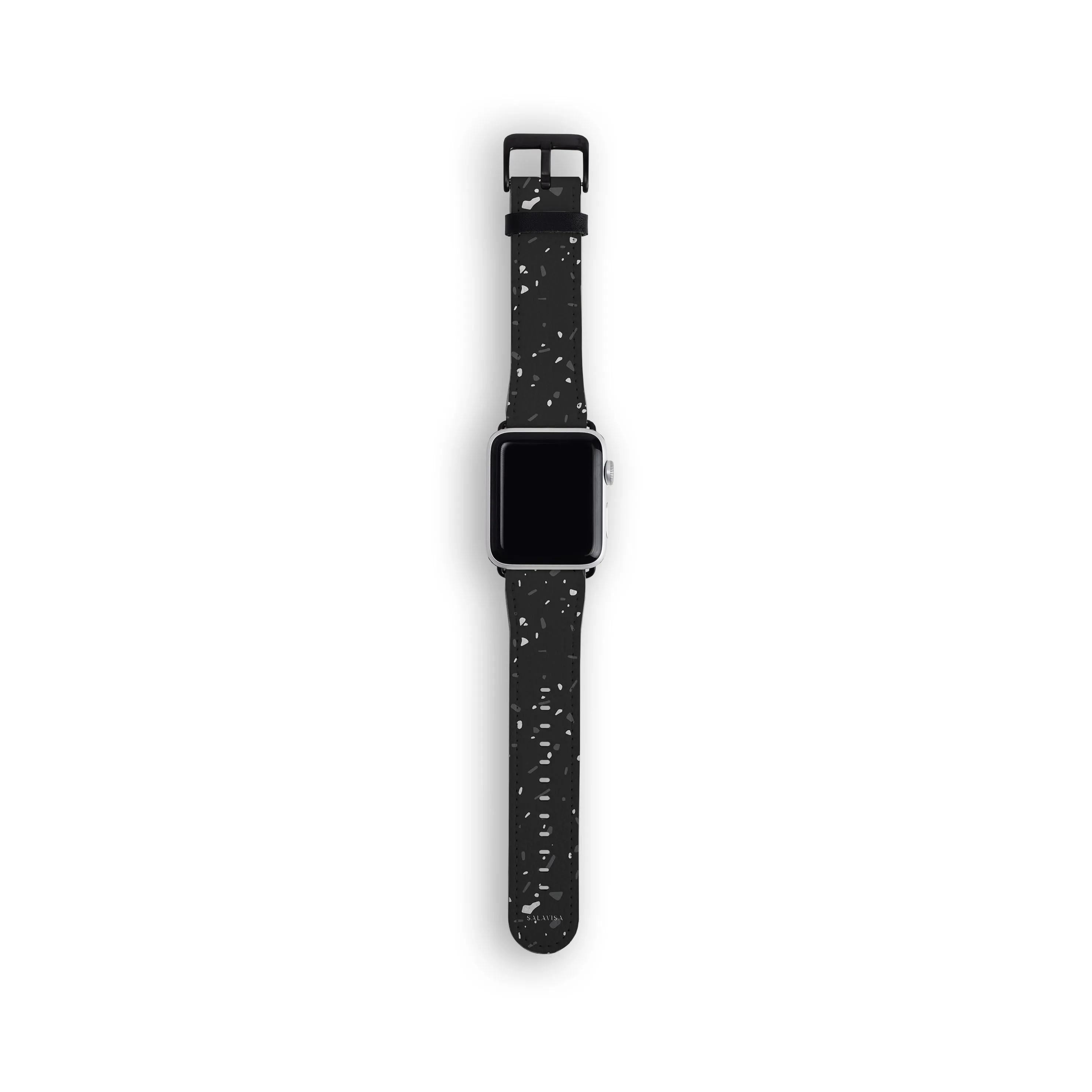 Black Terrazzo Watch Strap