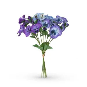 Blue Mix Pansy Bundle