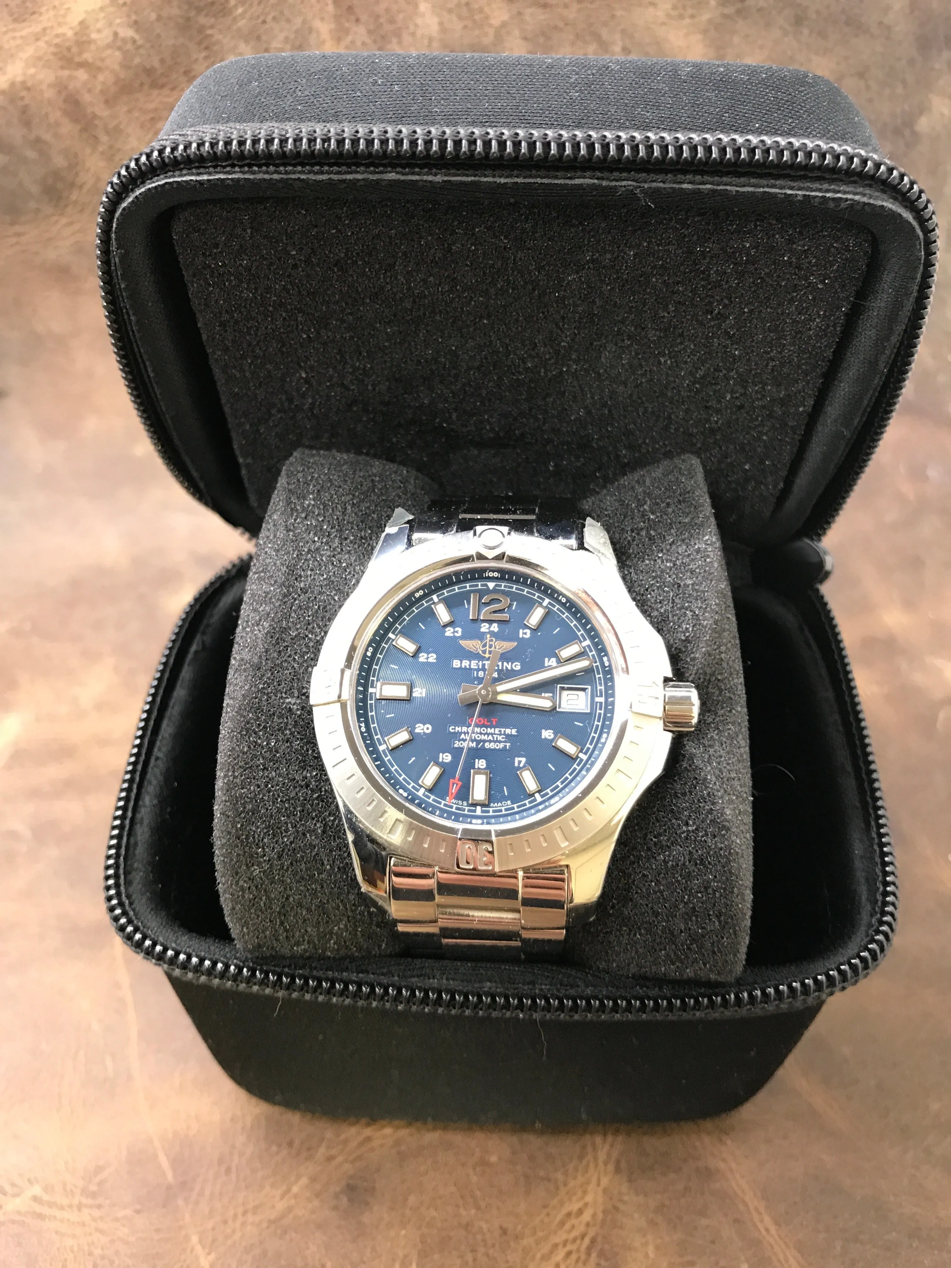 Breitling Colt 41 A17313 Blue Dial Automatic Men's Watch