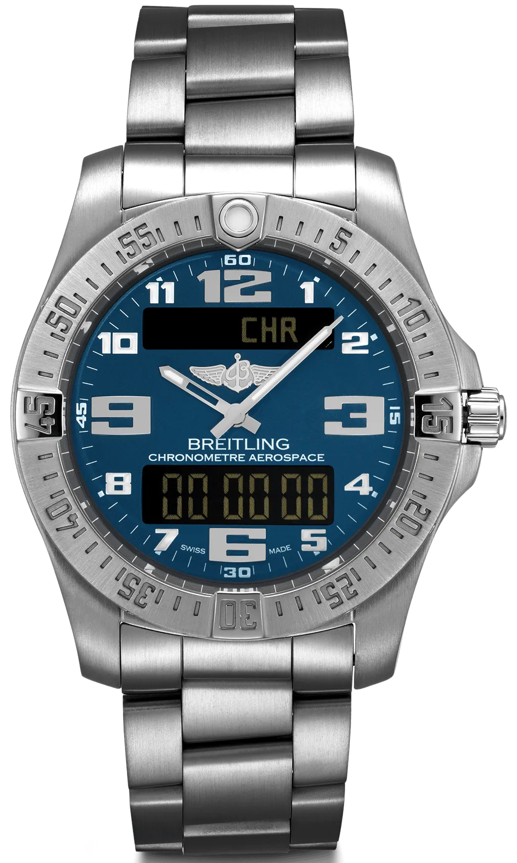 BRT Watch Aerospace Evo Mariner Blue Titanium ProFSsional III Pre-Owned