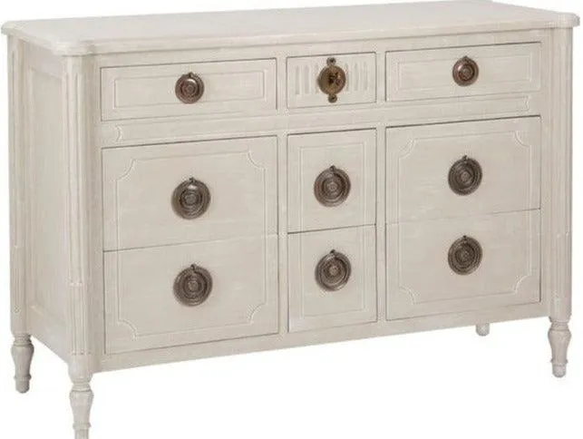 Charlton Grey Country 9-Drawer Chest