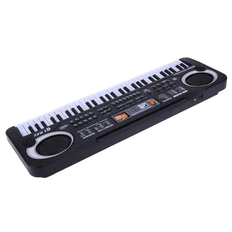 Children's Gift Electric Piano Electronic Keyboard Digital Music 61 Keys, US Plug