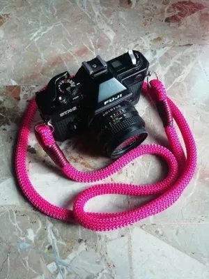 Dark Pink Acrylic Camera Strap