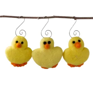 Easter Chick Ornaments