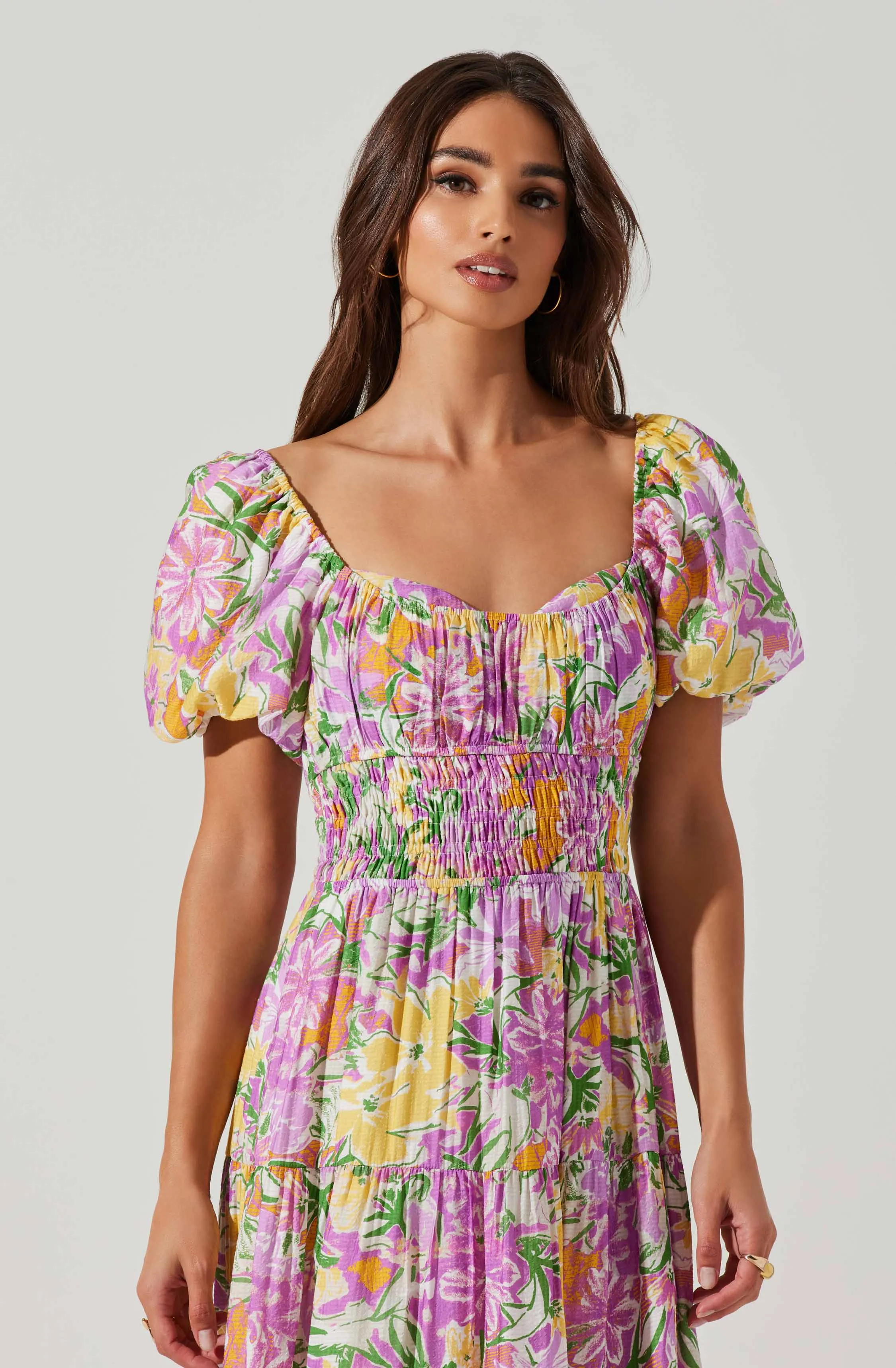 Florentina Sweetheart Neckline Midi Dress