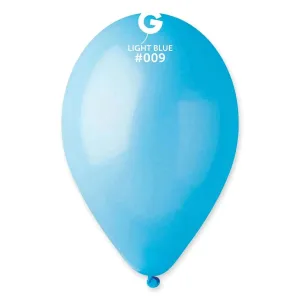 Gemar - 12" Light Blue Latex Balloons #009 (50pcs)