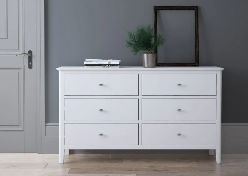 Hampstead White Wide Chest