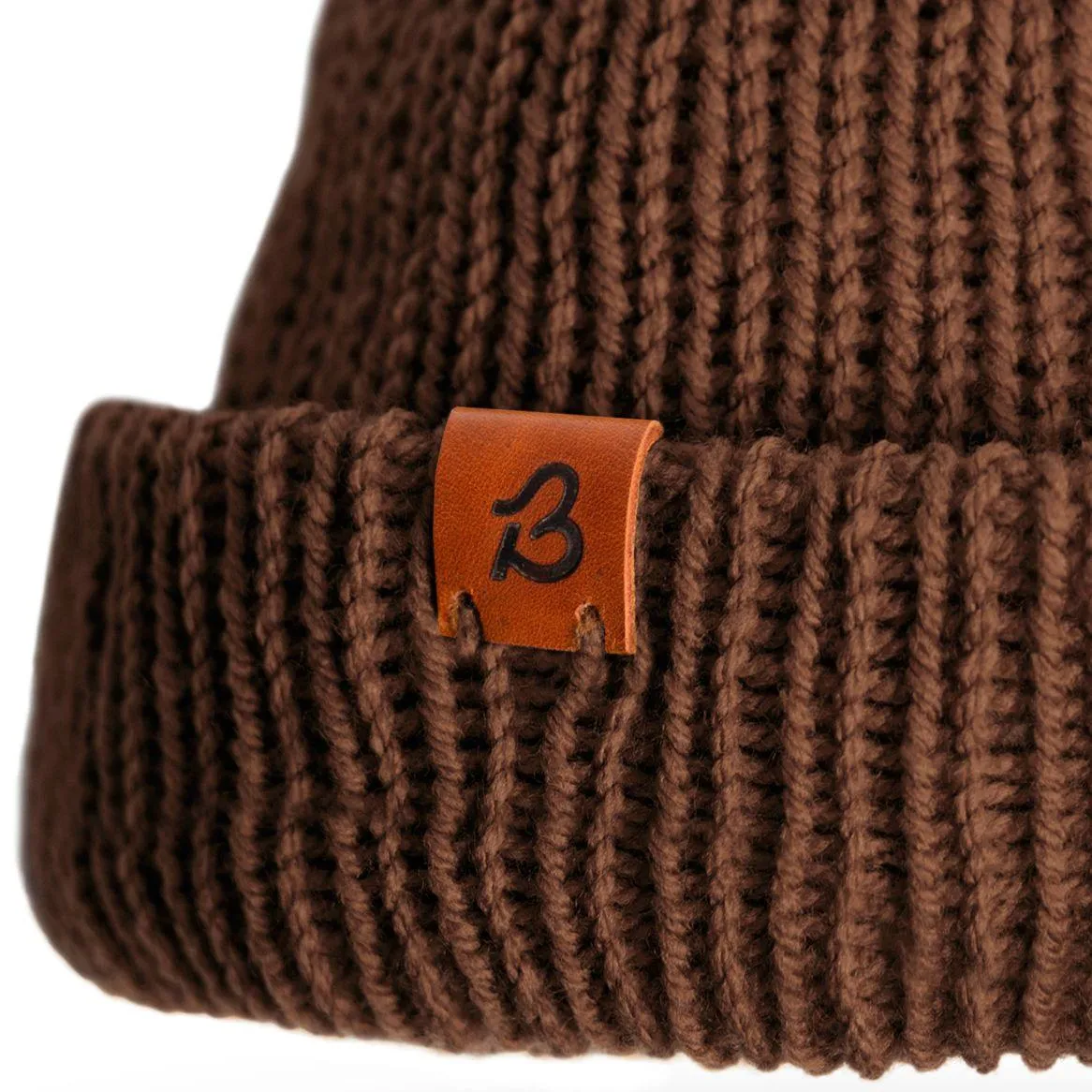 Hazel Brown Slack Fit Wooly Hat