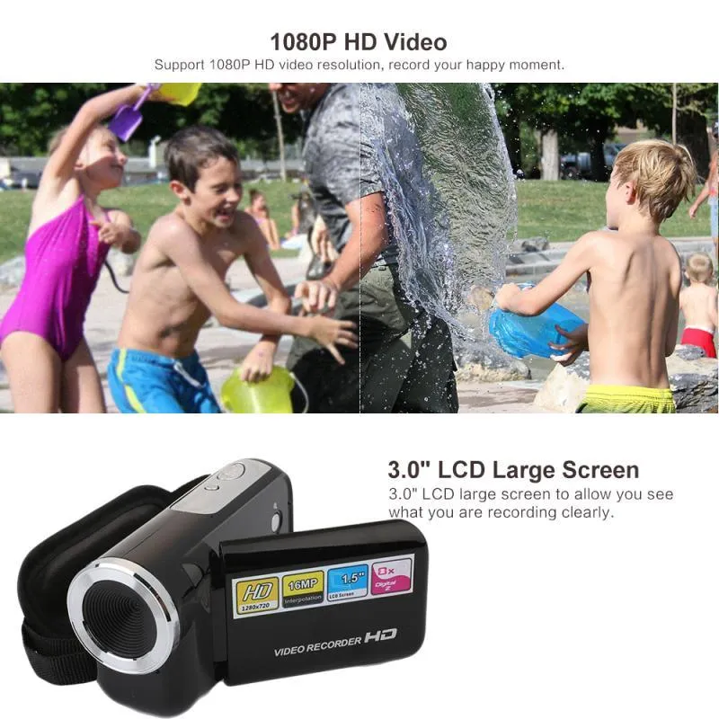 HD Camcorder 4X Zoom LCD