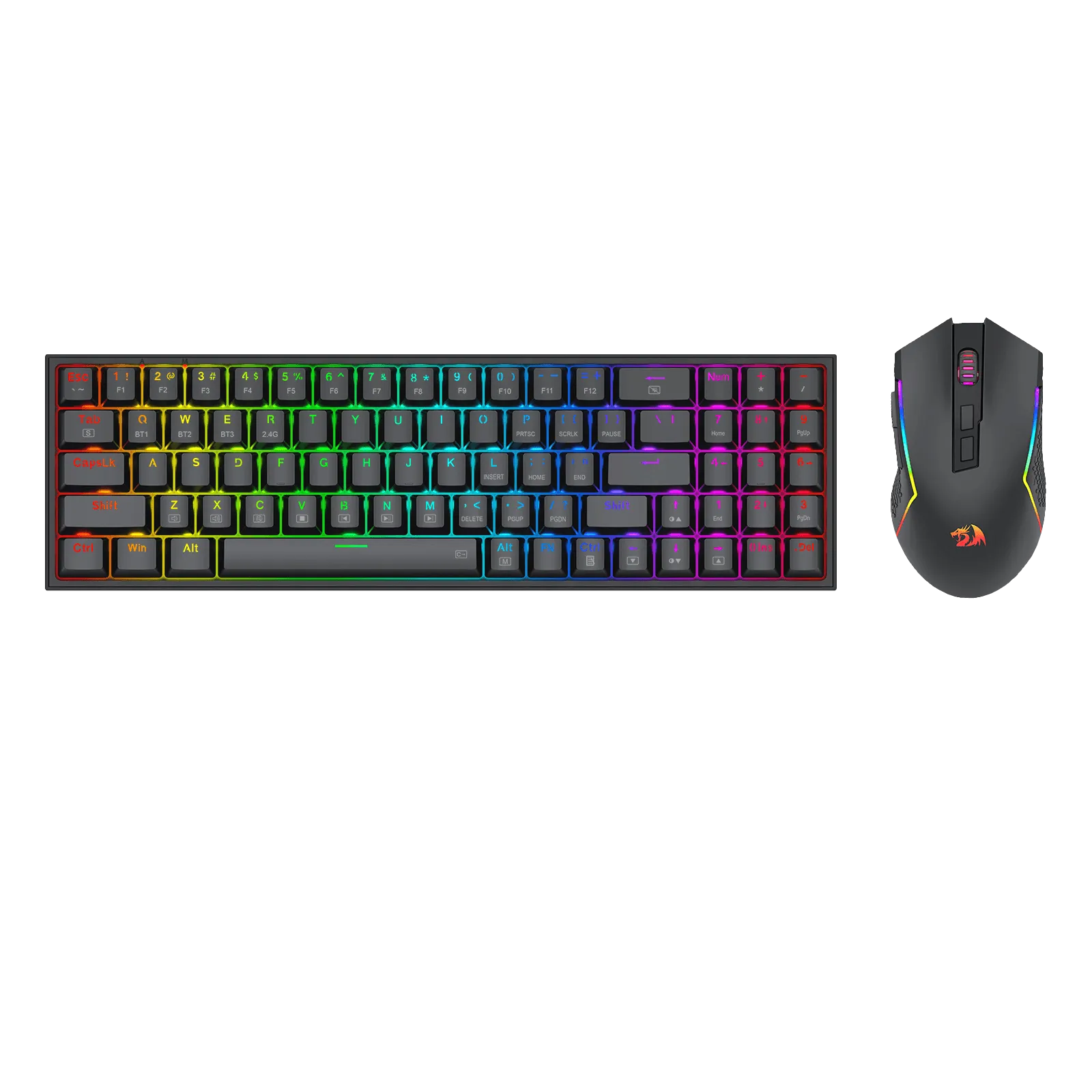 K628 75% Mechanical Gaming Keyboard M693 Gaming Mouse Tri-Modes Combo