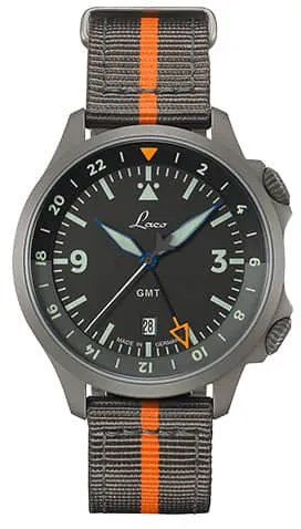 LAC Watch Pilot Frankfurt GMT Schwarz