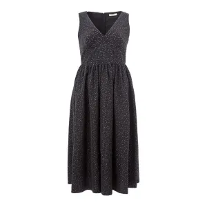 Lardini Elegant Black Polyethylene Dress