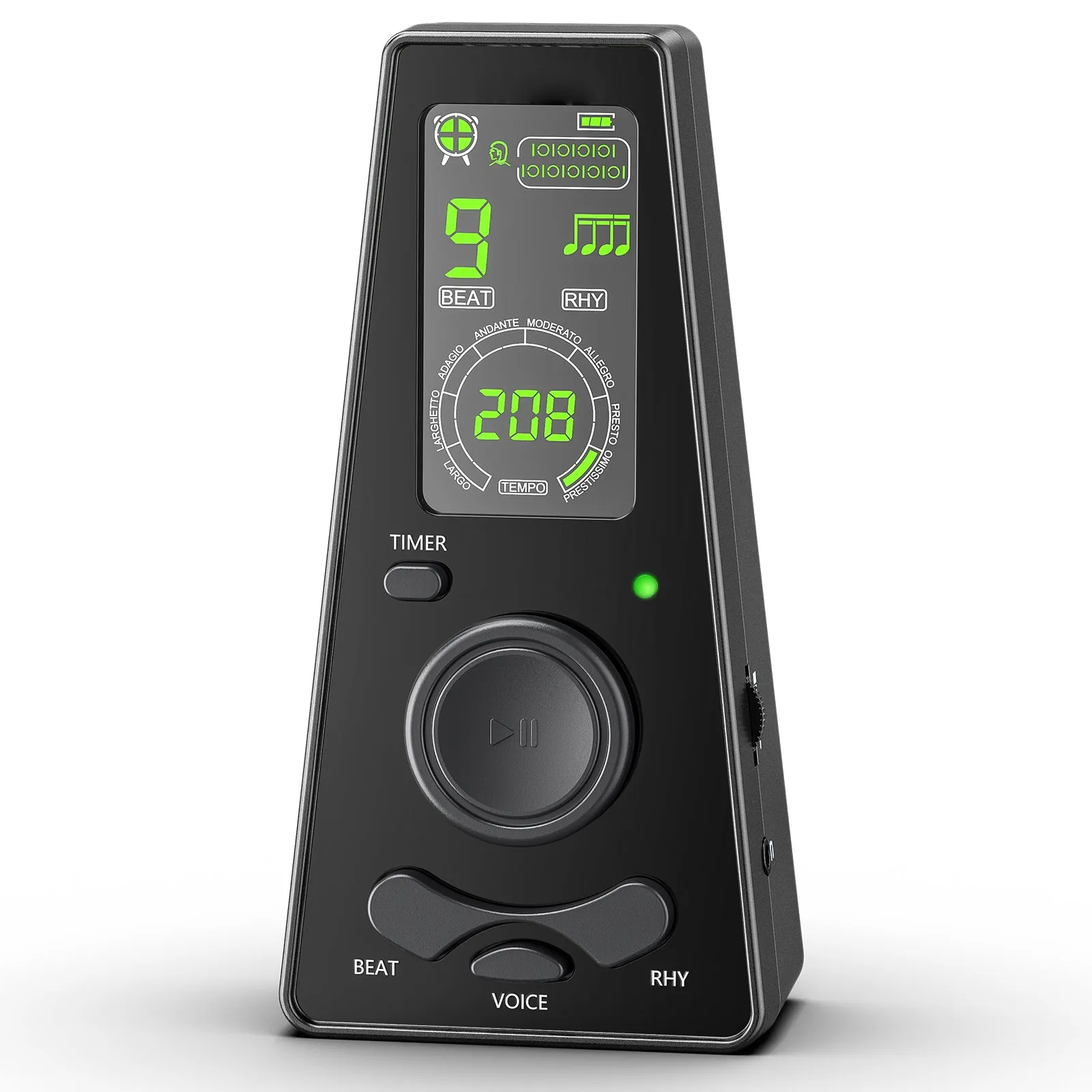 LEKATO Electronic Digital Metronome Timer Tempo Knob