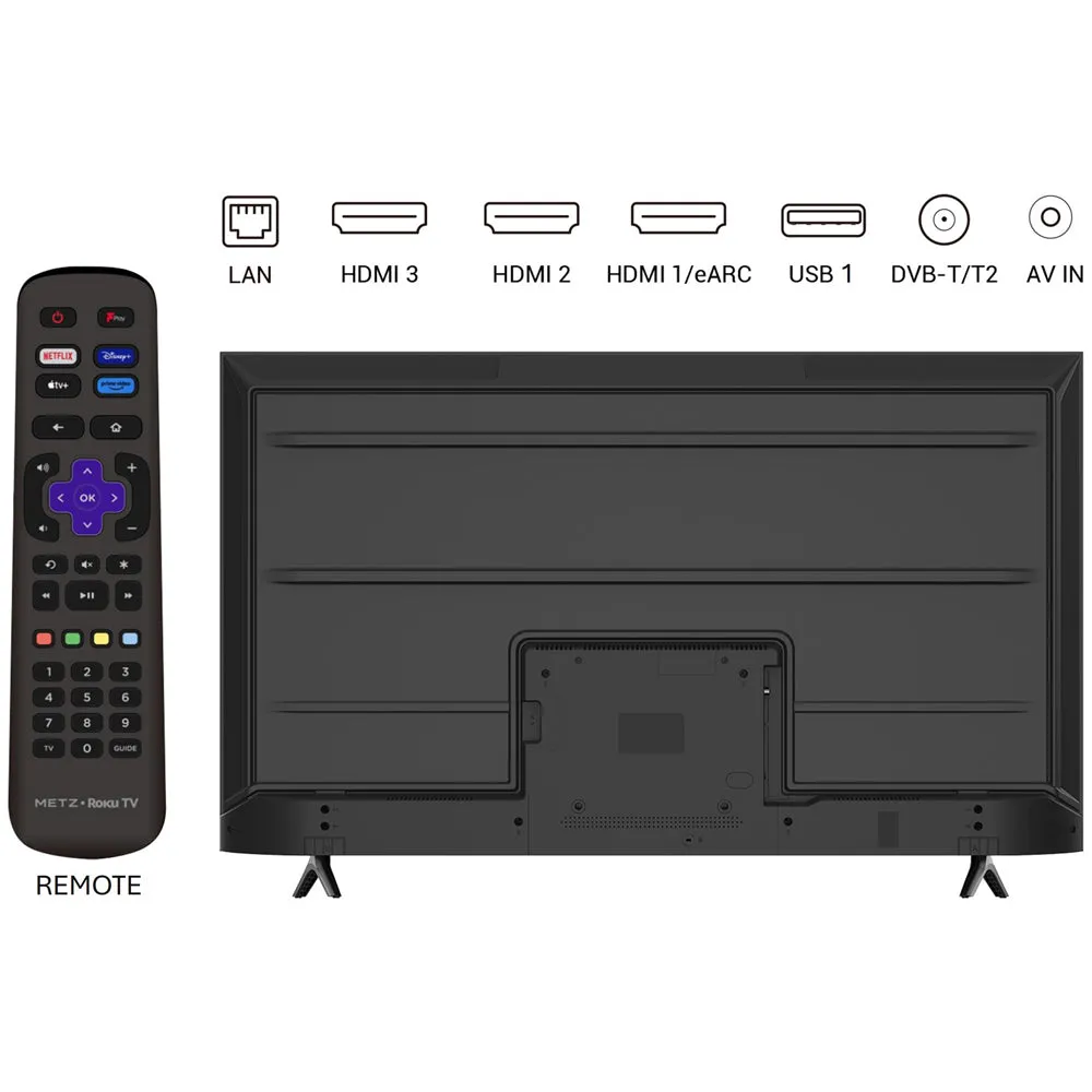 Metz 40MTD6000YUK 40 Inch DLED FHD Smart TV 2024