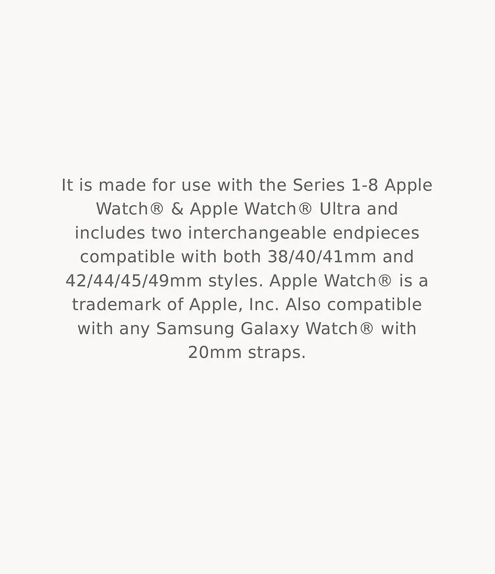 MICHELE Stainless Bracelet Watchband for Apple Watch®