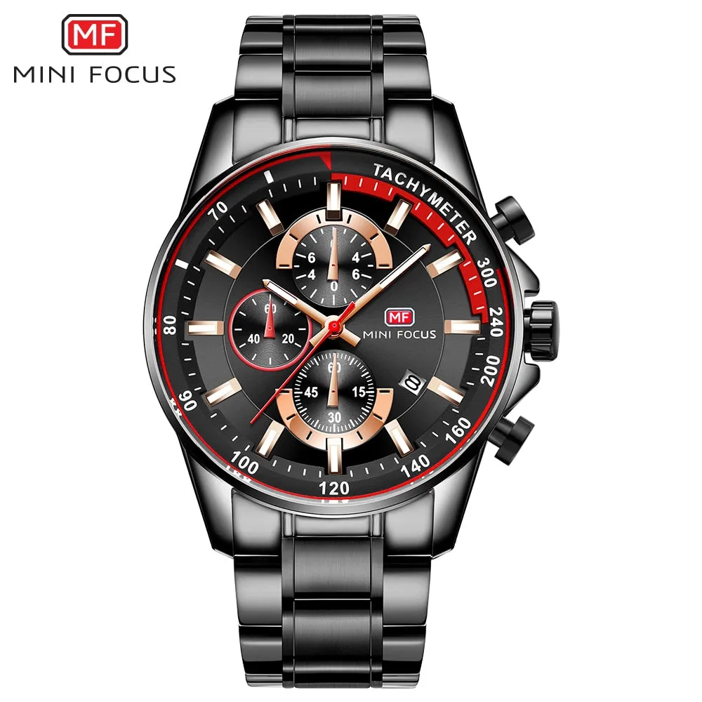 Mini Focus Chronograph Men's Fashionable Quartz Watch (Top Brand, Luxury Watches)