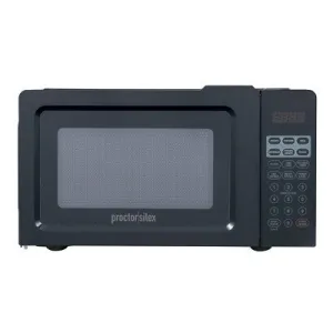 New - Proctor Silex 700W Countertop Microwave Black