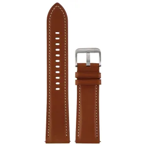 Samsung Leather Stitch Band for 22mm Watches - Brown (ET-SLR84LAEGUJ)