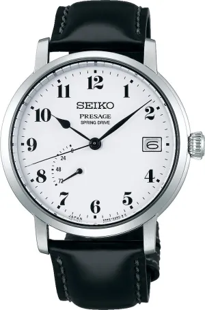 SIKP Watch Enamel Dial Spring Drive Mens