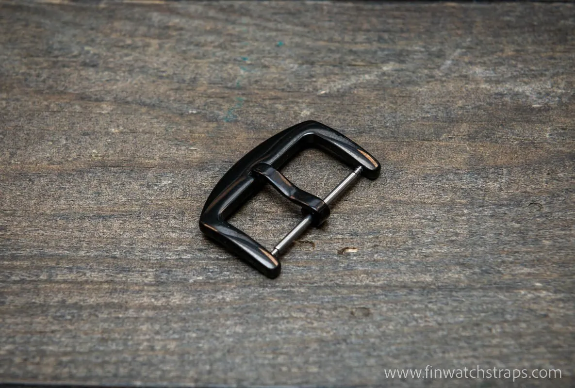 Stainless steel buckle (black, silver, rose gold, gold) 10 mm-24 mm