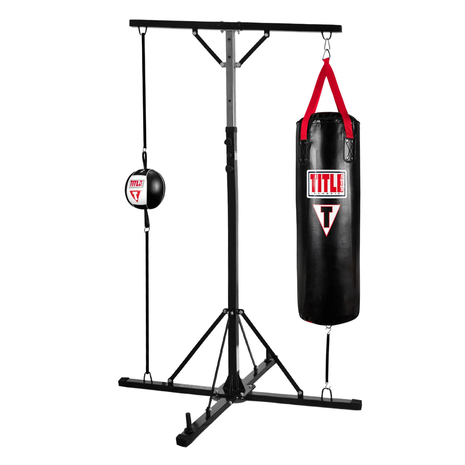 TITLE Boxing Double Trouble Heavy Bag Stand Bundle