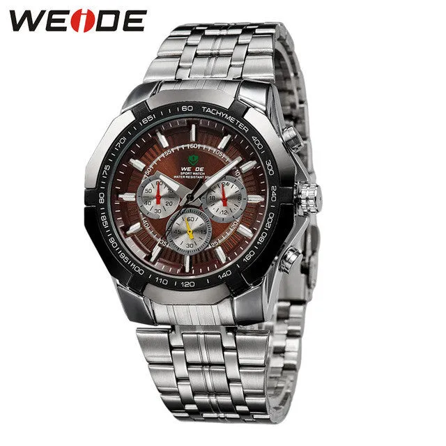 Top sale! WEIDE Men's Sports Watch Japan Quartz Watches Military Fashion & Casual Diver for Men Wristwatch 12-month Guarantee