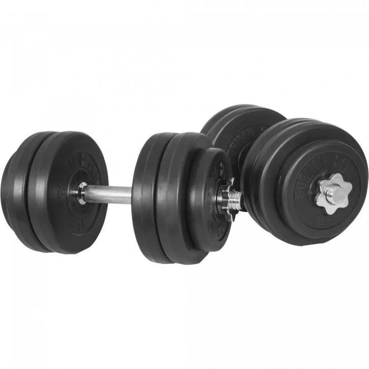 Vinyl Dumbbell Set 30KG (12 Plates)