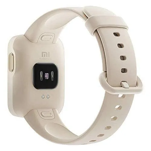 Xiaomi Mi Smart Watch Lite Ivory- 1.4 Inch Touch Screen, 5ATM Water Resistant, 9 Days Battery Life, GPS, 11 Sports Mode, Steps, Sleep and Heart Rate Monitor, Fitness Activity Tracker